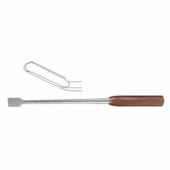 FiberGrip™ Dahmen Bone Gouge Curved Stainless Steel, 30 cm - 12" 4 mm